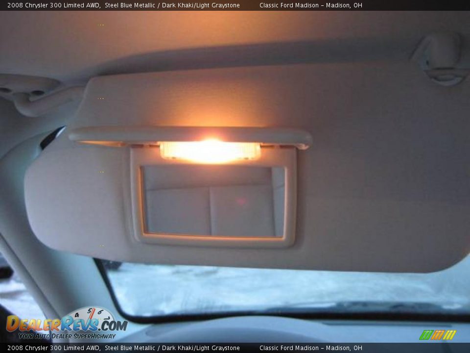 2008 Chrysler 300 Limited AWD Steel Blue Metallic / Dark Khaki/Light Graystone Photo #25