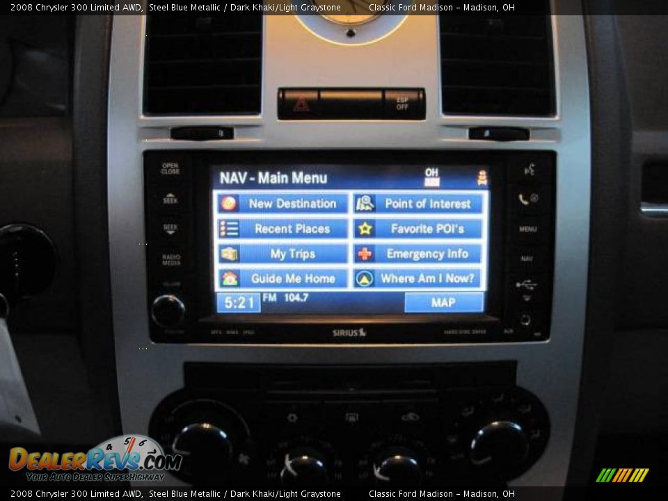 2008 Chrysler 300 Limited AWD Steel Blue Metallic / Dark Khaki/Light Graystone Photo #26