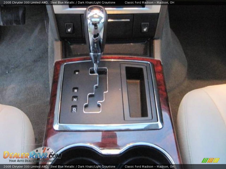 2008 Chrysler 300 Limited AWD Steel Blue Metallic / Dark Khaki/Light Graystone Photo #27