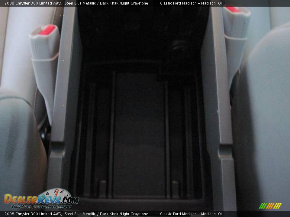 2008 Chrysler 300 Limited AWD Steel Blue Metallic / Dark Khaki/Light Graystone Photo #30