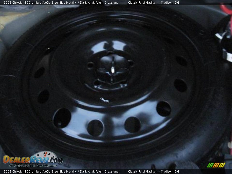 2008 Chrysler 300 Limited AWD Steel Blue Metallic / Dark Khaki/Light Graystone Photo #33