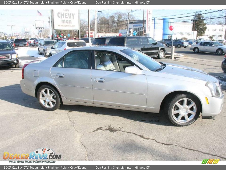 2005 Cadillac CTS Sedan Light Platinum / Light Gray/Ebony Photo #4