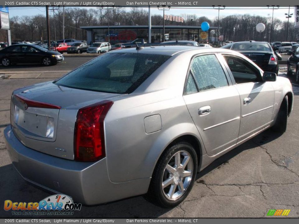 2005 Cadillac CTS Sedan Light Platinum / Light Gray/Ebony Photo #5