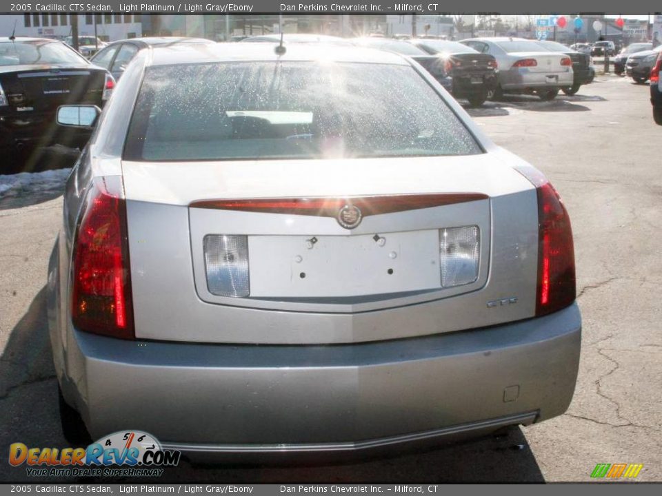 2005 Cadillac CTS Sedan Light Platinum / Light Gray/Ebony Photo #6