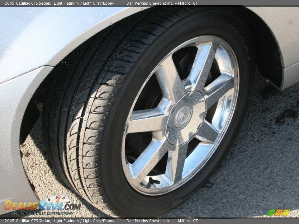 2005 Cadillac CTS Sedan Light Platinum / Light Gray/Ebony Photo #10