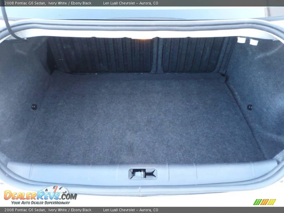 2008 Pontiac G6 Sedan Ivory White / Ebony Black Photo #11