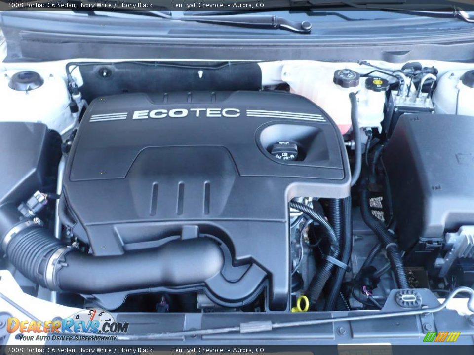 2008 Pontiac G6 Sedan Ivory White / Ebony Black Photo #18