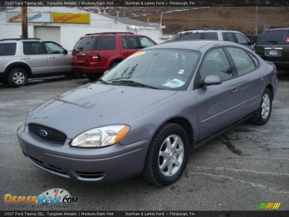 2007 Ford Taurus SEL Tungsten Metallic / Medium/Dark Flint Photo #7