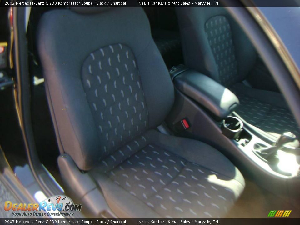 2003 Mercedes-Benz C 230 Kompressor Coupe Black / Charcoal Photo #18