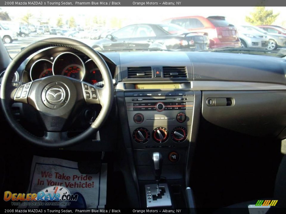 2008 Mazda MAZDA3 s Touring Sedan Phantom Blue Mica / Black Photo #6