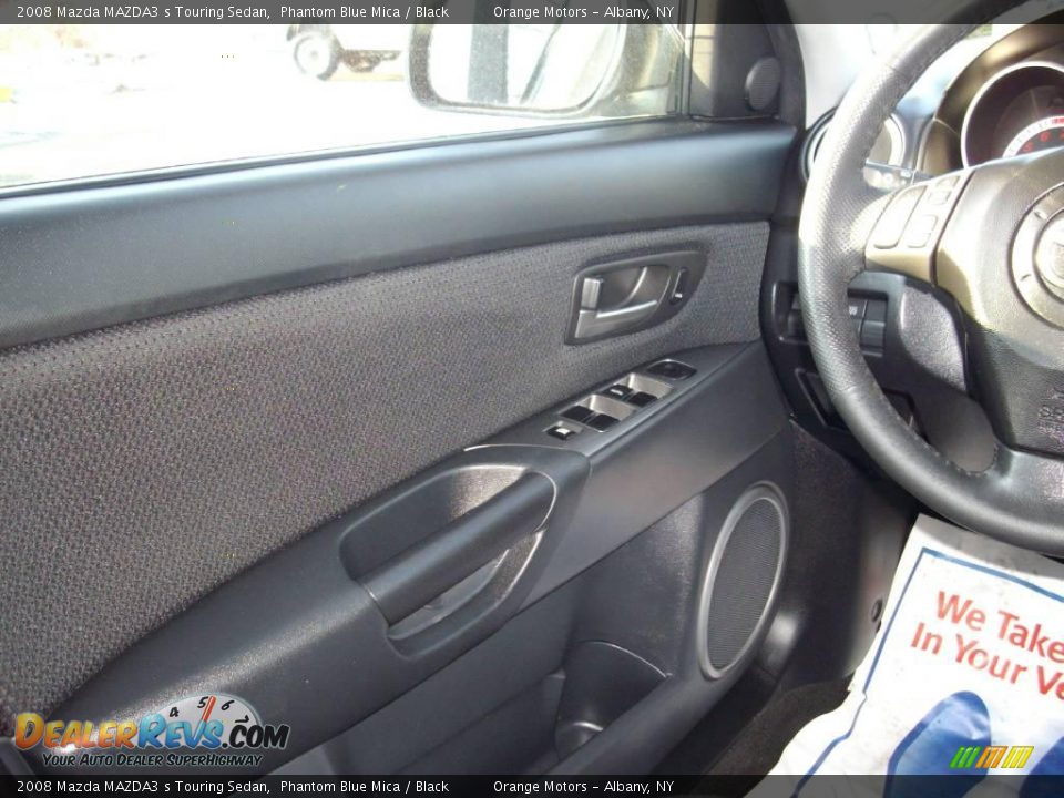 2008 Mazda MAZDA3 s Touring Sedan Phantom Blue Mica / Black Photo #9