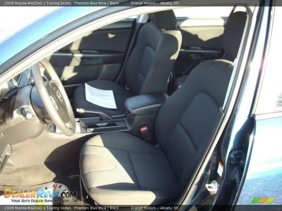 2008 Mazda MAZDA3 s Touring Sedan Phantom Blue Mica / Black Photo #10