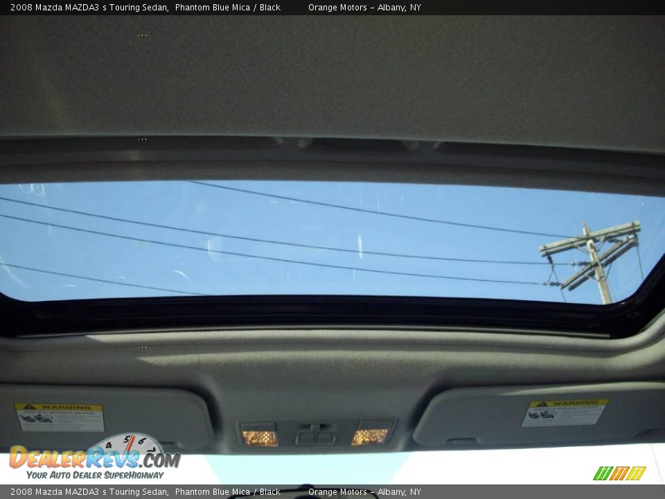 2008 Mazda MAZDA3 s Touring Sedan Phantom Blue Mica / Black Photo #12