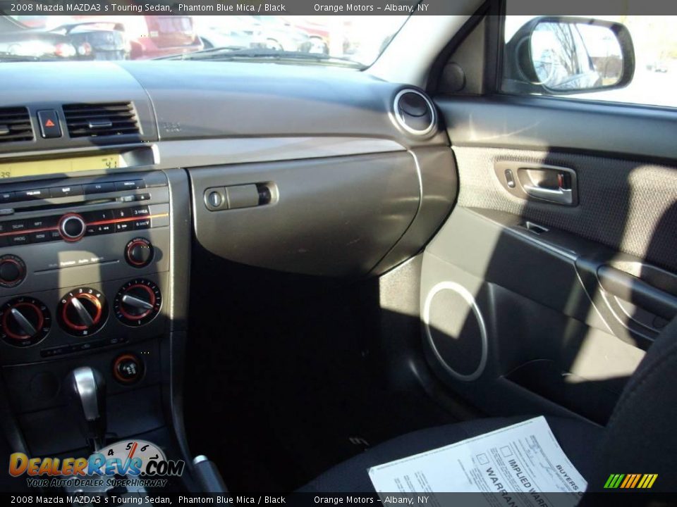 2008 Mazda MAZDA3 s Touring Sedan Phantom Blue Mica / Black Photo #13