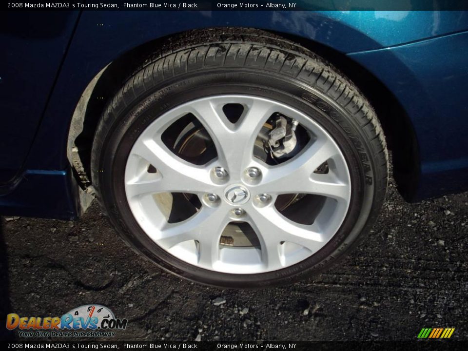 2008 Mazda MAZDA3 s Touring Sedan Phantom Blue Mica / Black Photo #15