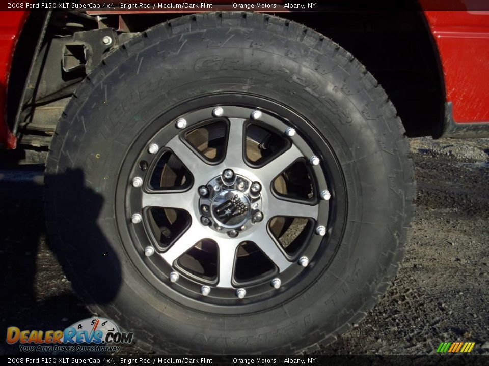 2008 Ford F150 XLT SuperCab 4x4 Bright Red / Medium/Dark Flint Photo #6