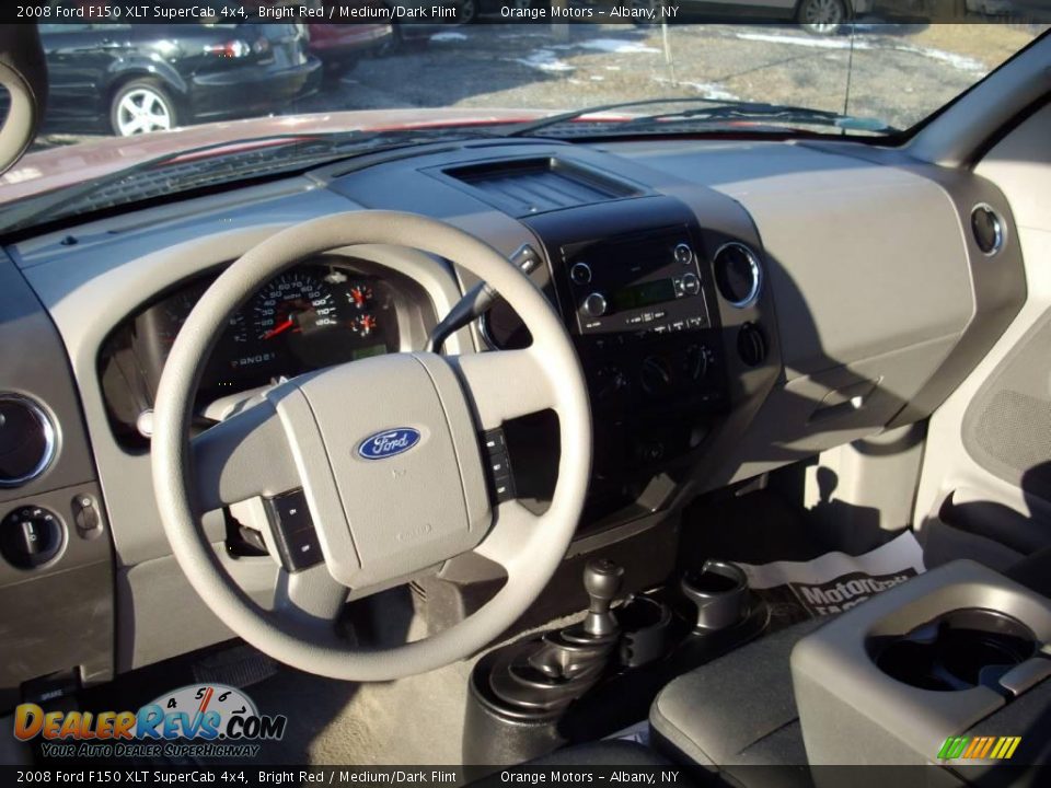 2008 Ford F150 XLT SuperCab 4x4 Bright Red / Medium/Dark Flint Photo #7