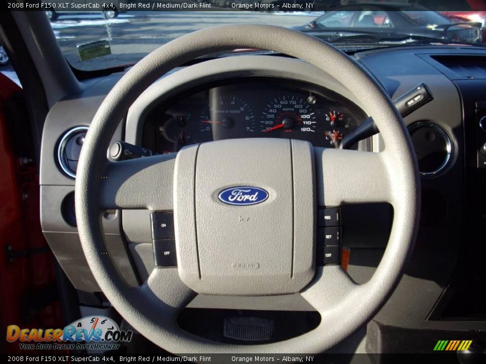 2008 Ford F150 XLT SuperCab 4x4 Bright Red / Medium/Dark Flint Photo #9