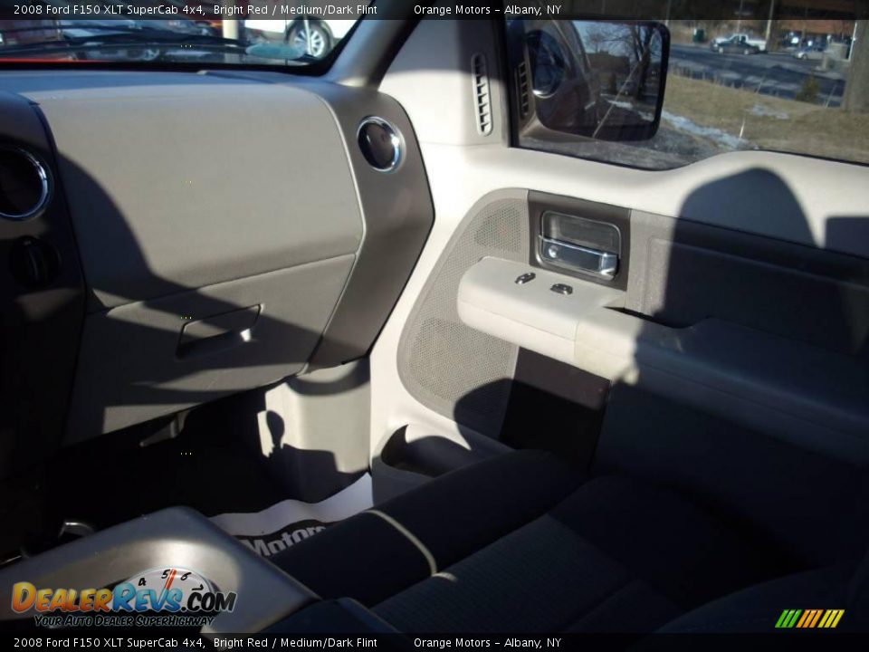 2008 Ford F150 XLT SuperCab 4x4 Bright Red / Medium/Dark Flint Photo #10