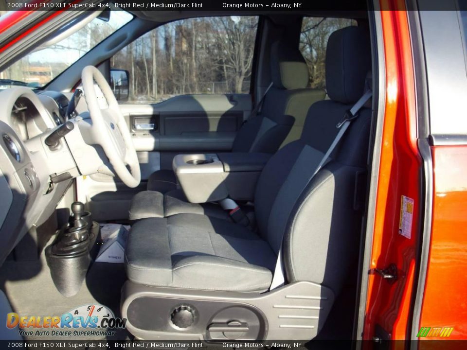 2008 Ford F150 XLT SuperCab 4x4 Bright Red / Medium/Dark Flint Photo #11