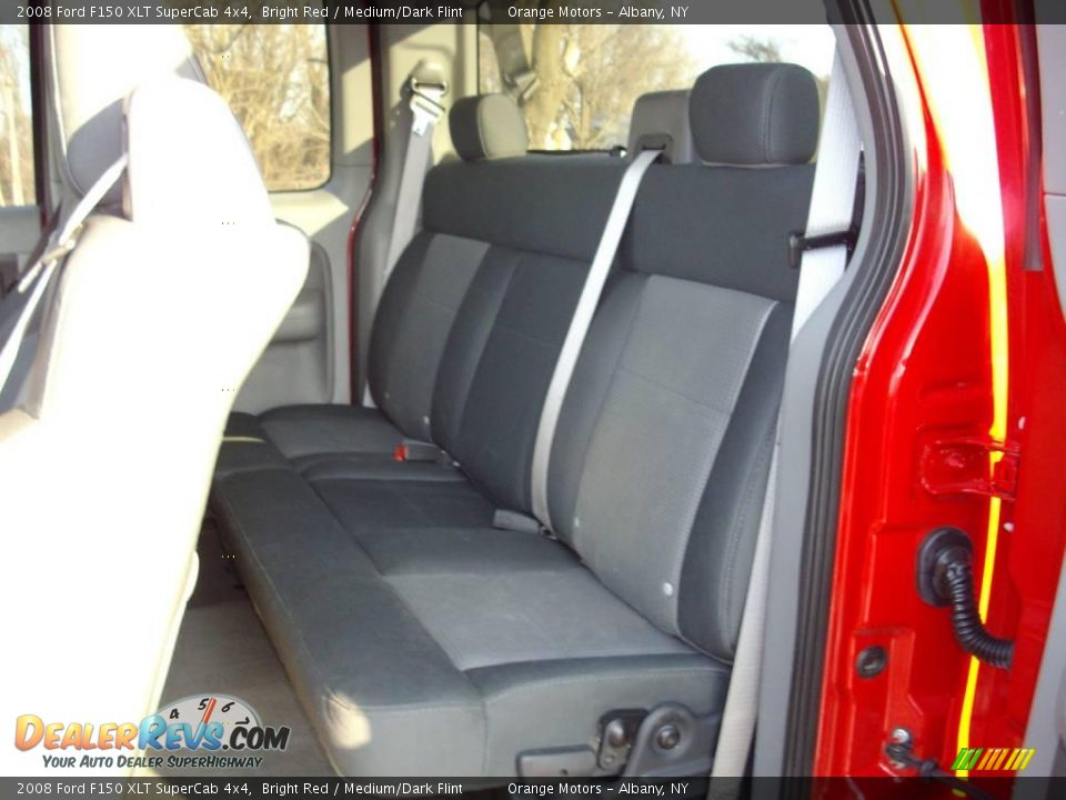 2008 Ford F150 XLT SuperCab 4x4 Bright Red / Medium/Dark Flint Photo #12
