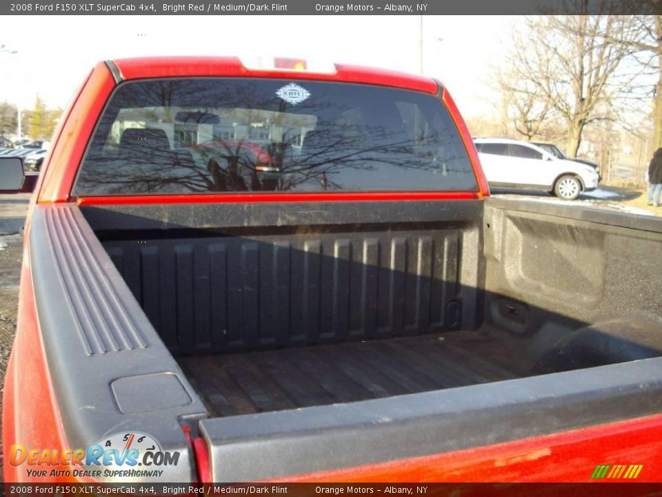 2008 Ford F150 XLT SuperCab 4x4 Bright Red / Medium/Dark Flint Photo #14