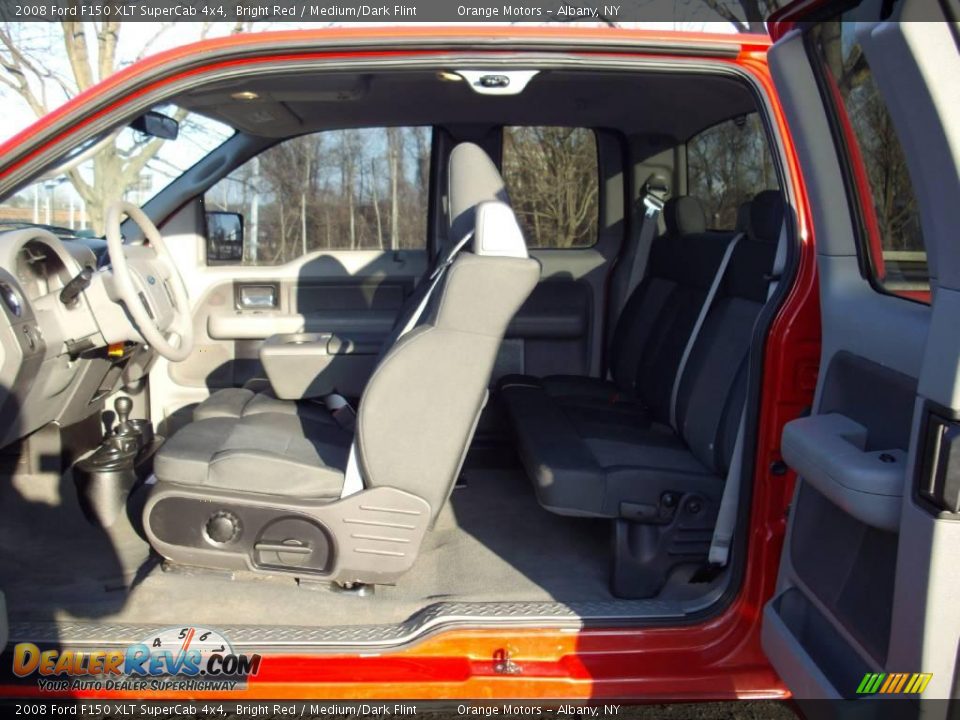 2008 Ford F150 XLT SuperCab 4x4 Bright Red / Medium/Dark Flint Photo #15