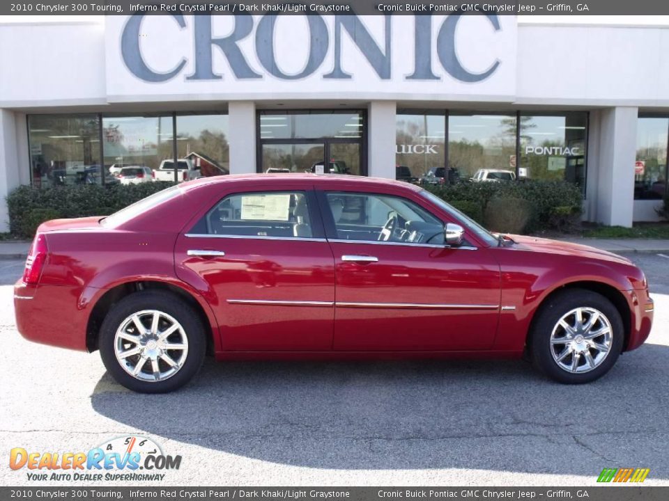 2010 Chrysler 300 Touring Inferno Red Crystal Pearl / Dark Khaki/Light Graystone Photo #1