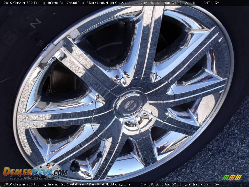 2010 Chrysler 300 Touring Inferno Red Crystal Pearl / Dark Khaki/Light Graystone Photo #9