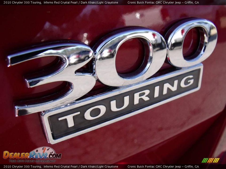 2010 Chrysler 300 Touring Inferno Red Crystal Pearl / Dark Khaki/Light Graystone Photo #10