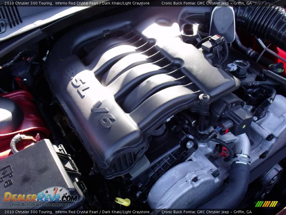 2010 Chrysler 300 Touring Inferno Red Crystal Pearl / Dark Khaki/Light Graystone Photo #11