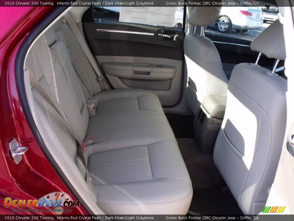 2010 Chrysler 300 Touring Inferno Red Crystal Pearl / Dark Khaki/Light Graystone Photo #14