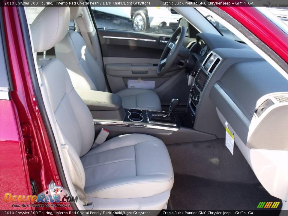 2010 Chrysler 300 Touring Inferno Red Crystal Pearl / Dark Khaki/Light Graystone Photo #15