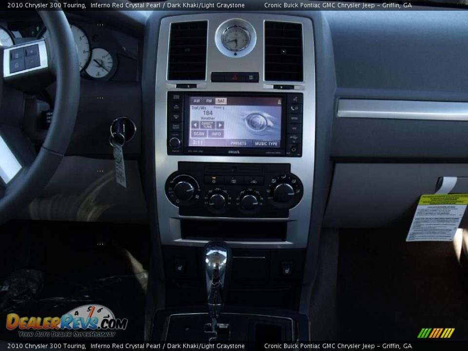 2010 Chrysler 300 Touring Inferno Red Crystal Pearl / Dark Khaki/Light Graystone Photo #16
