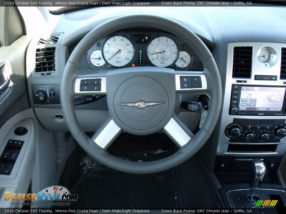 2010 Chrysler 300 Touring Inferno Red Crystal Pearl / Dark Khaki/Light Graystone Photo #18