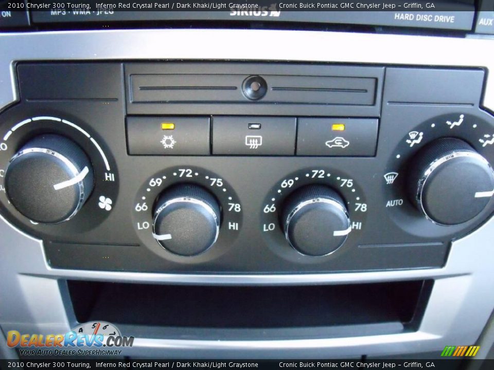 2010 Chrysler 300 Touring Inferno Red Crystal Pearl / Dark Khaki/Light Graystone Photo #22