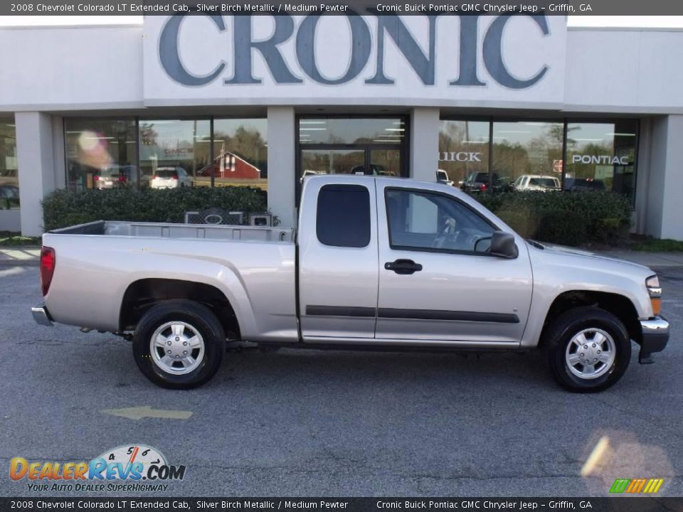 2008 Chevrolet Colorado LT Extended Cab Silver Birch Metallic / Medium Pewter Photo #1
