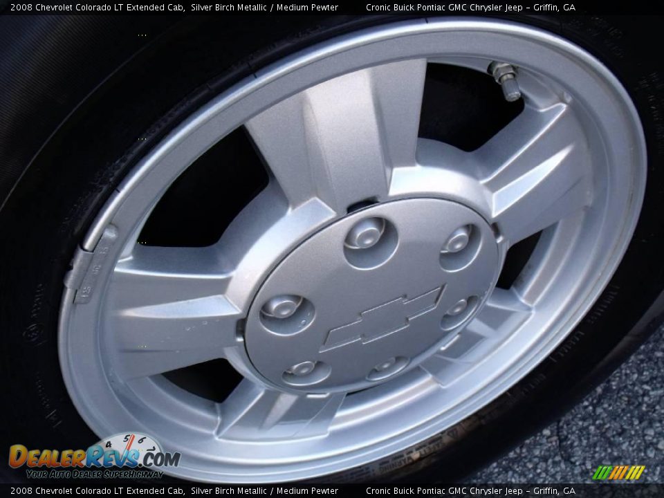 2008 Chevrolet Colorado LT Extended Cab Silver Birch Metallic / Medium Pewter Photo #9