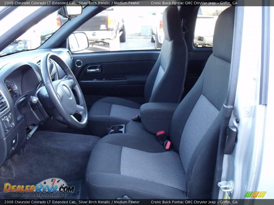 2008 Chevrolet Colorado LT Extended Cab Silver Birch Metallic / Medium Pewter Photo #10