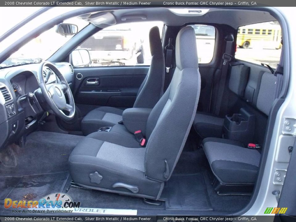 2008 Chevrolet Colorado LT Extended Cab Silver Birch Metallic / Medium Pewter Photo #11