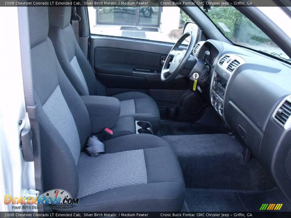 2008 Chevrolet Colorado LT Extended Cab Silver Birch Metallic / Medium Pewter Photo #12