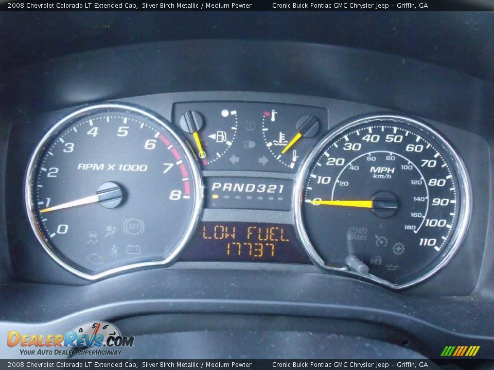 2008 Chevrolet Colorado LT Extended Cab Silver Birch Metallic / Medium Pewter Photo #17