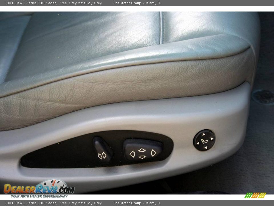 2001 BMW 3 Series 330i Sedan Steel Grey Metallic / Grey Photo #30