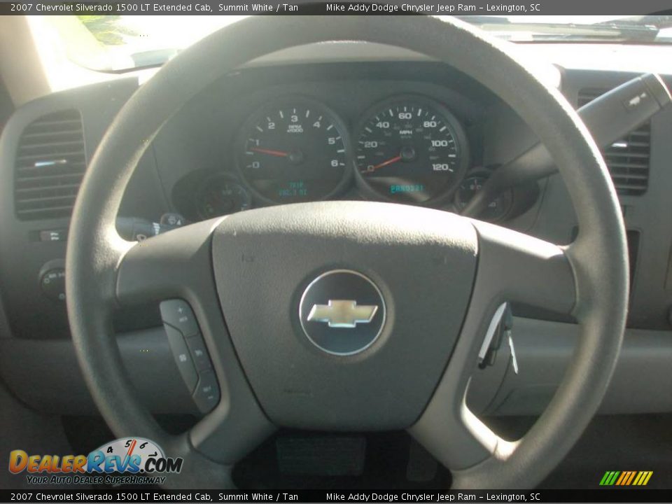 2007 Chevrolet Silverado 1500 LT Extended Cab Summit White / Tan Photo #2