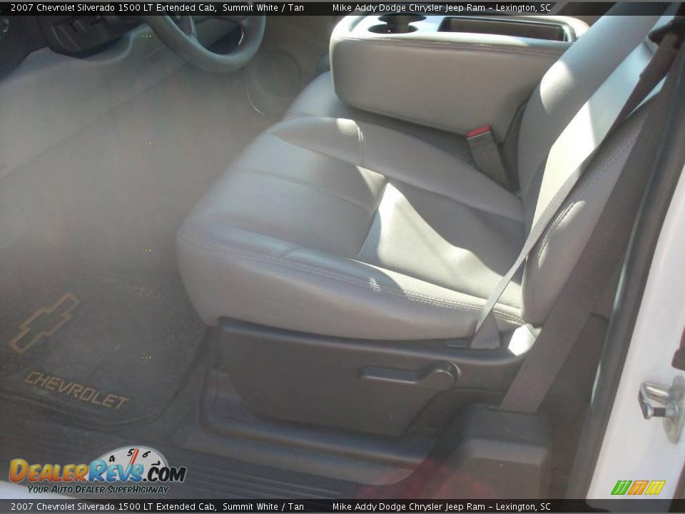 2007 Chevrolet Silverado 1500 LT Extended Cab Summit White / Tan Photo #13
