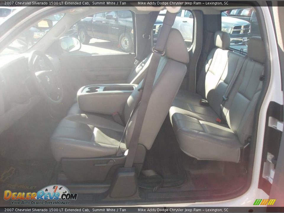 2007 Chevrolet Silverado 1500 LT Extended Cab Summit White / Tan Photo #16