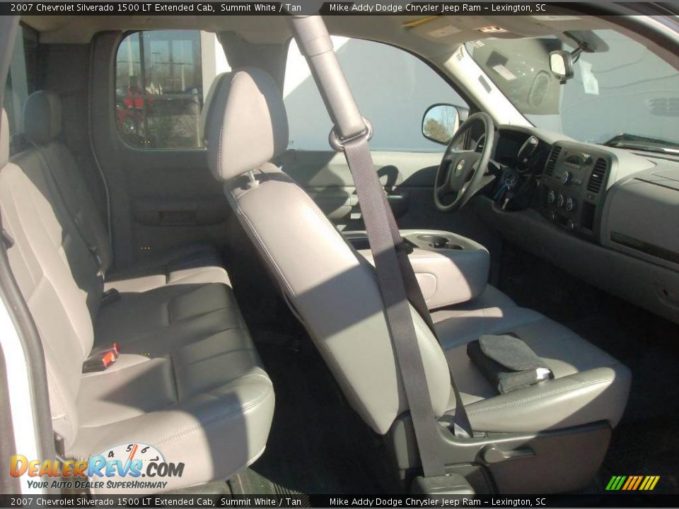 2007 Chevrolet Silverado 1500 LT Extended Cab Summit White / Tan Photo #19