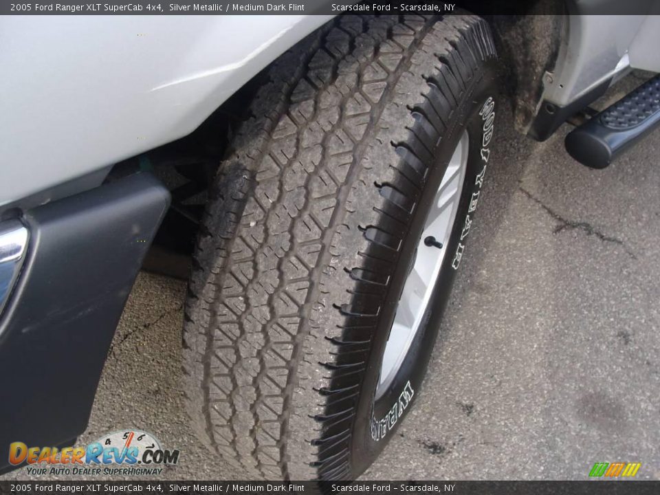 2005 Ford Ranger XLT SuperCab 4x4 Silver Metallic / Medium Dark Flint Photo #11