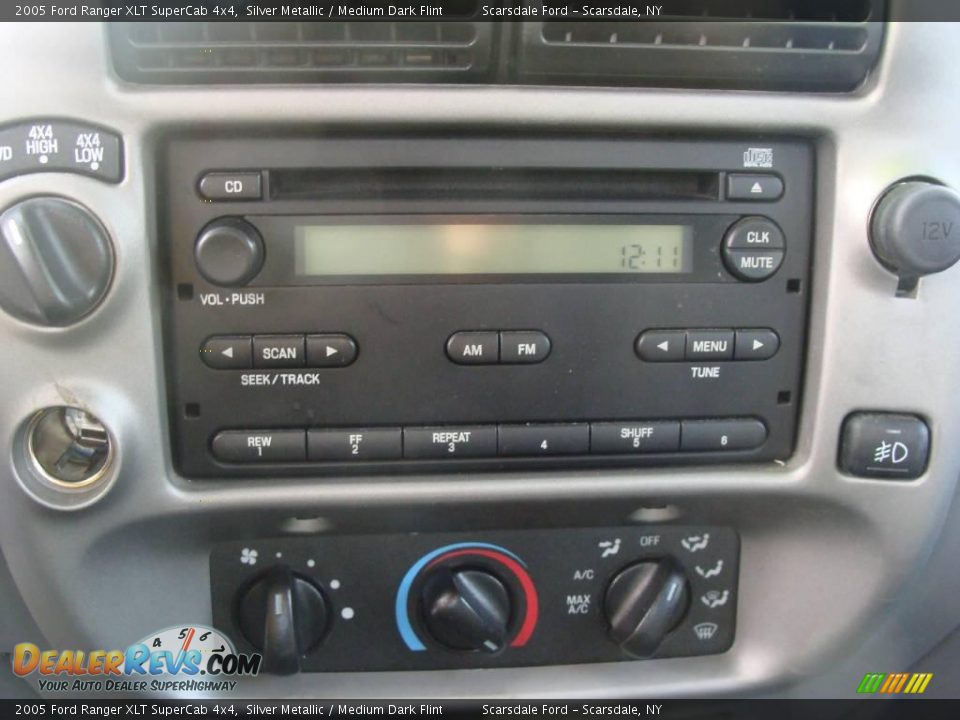 2005 Ford Ranger XLT SuperCab 4x4 Silver Metallic / Medium Dark Flint Photo #20