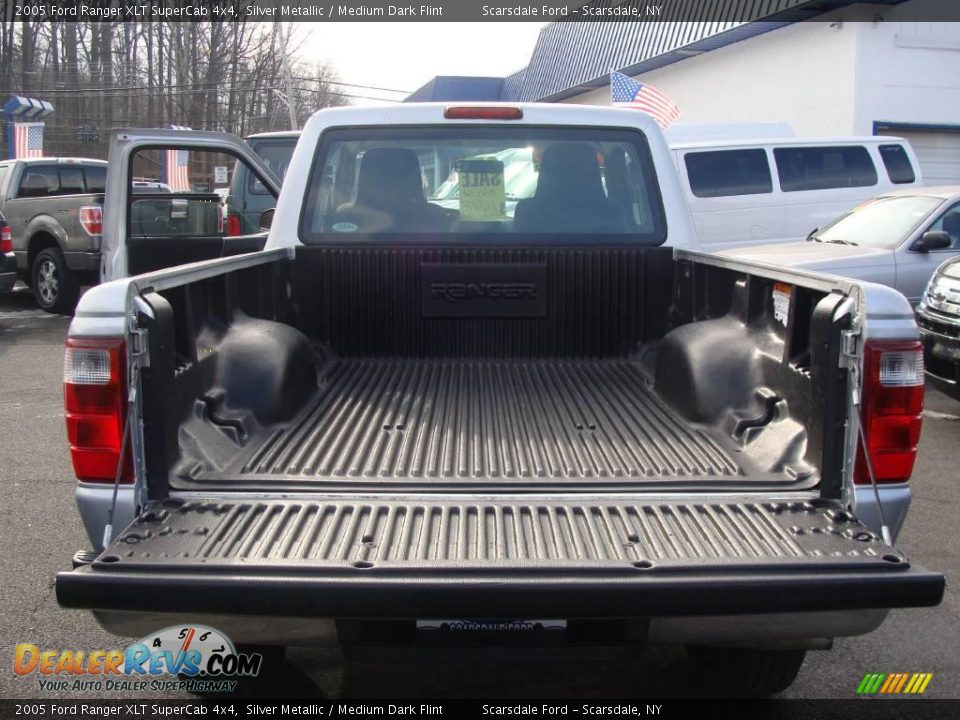 2005 Ford Ranger XLT SuperCab 4x4 Silver Metallic / Medium Dark Flint Photo #25